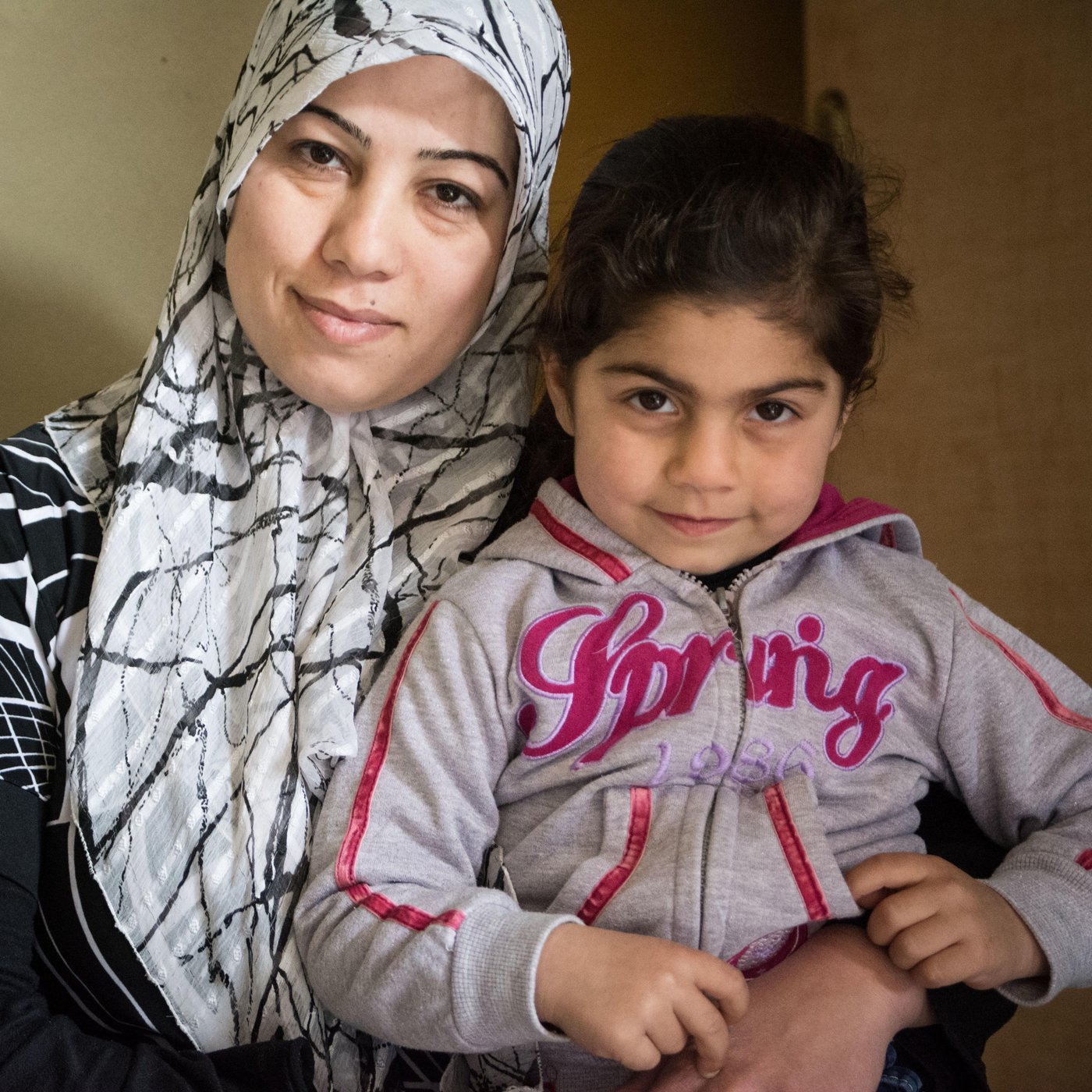 Safa (25), a Syrian refugee from Damascus, sits in a NRC rehabilitated shelter with her four-year-old daughter Ilham in Tyre, south Lebanon.

Her husband Mohammad is disabled and has been unable to find work in Lebanon. Ilham was born on March 15, 2011, and the family fled to Lebanon eight months later.

Photo: NRC/Tiril Skarstein