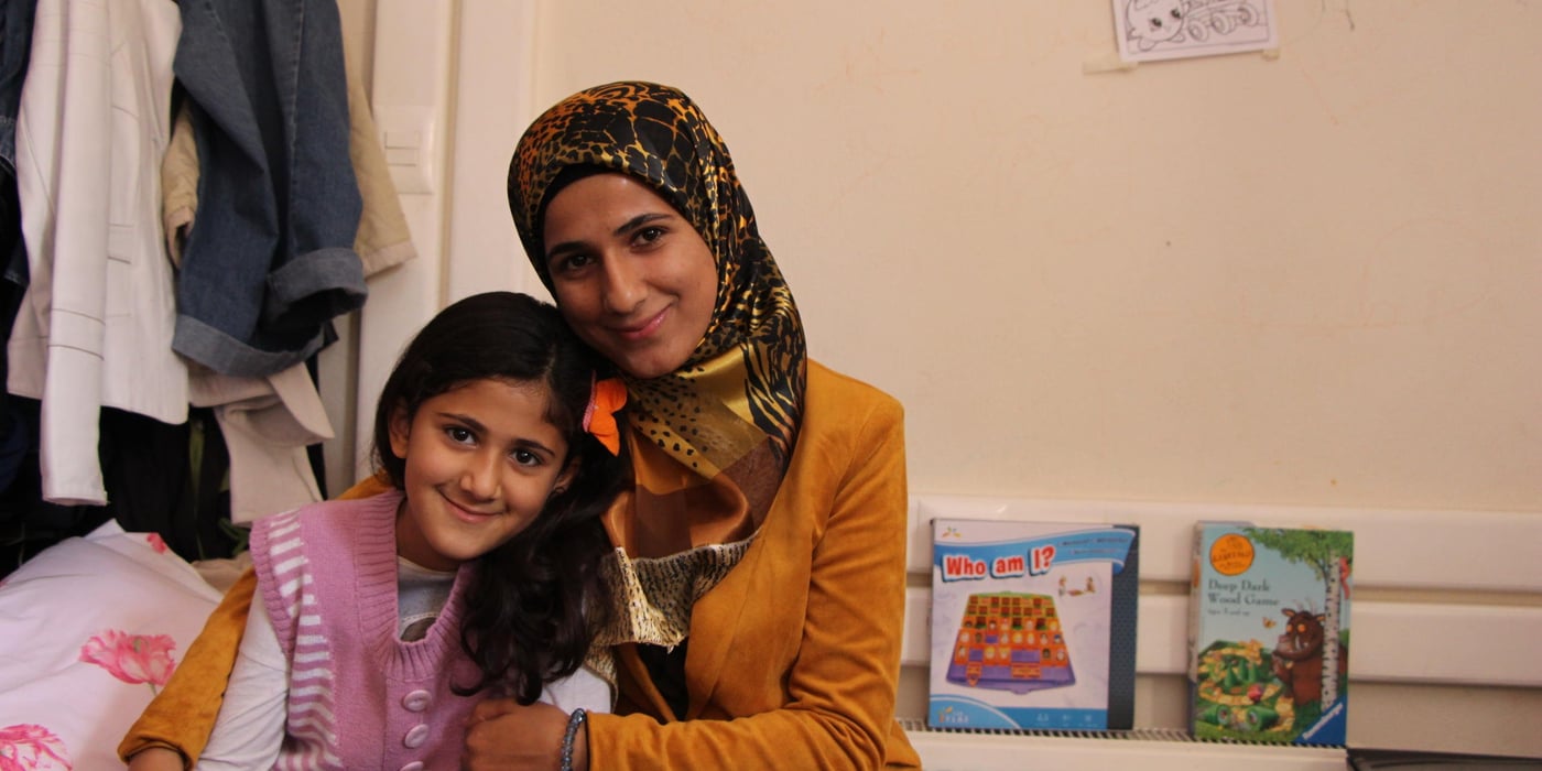 Douaa Sakhnini taught her daughters at home because going to school in Syria was too dangerous. Tharwat, 9, managed to experience school in Syria for a short while; Sara, 7, never managed to get inside one. In Greece, Douaa’s experience teaching her daughters helped her find work with the NRC at the Veria camp in northern Greece. Douaa is now the sole breadwinner for her family, teaching Arabic, math, science and art to as many as 18 children between the ages of six and nine. Teaching the children, says Douaa, who “jump around like popcorn in the classroom” has reignited her own goals and dreams. She would like to finish university. Photo: Maria Gounaridou/NRC