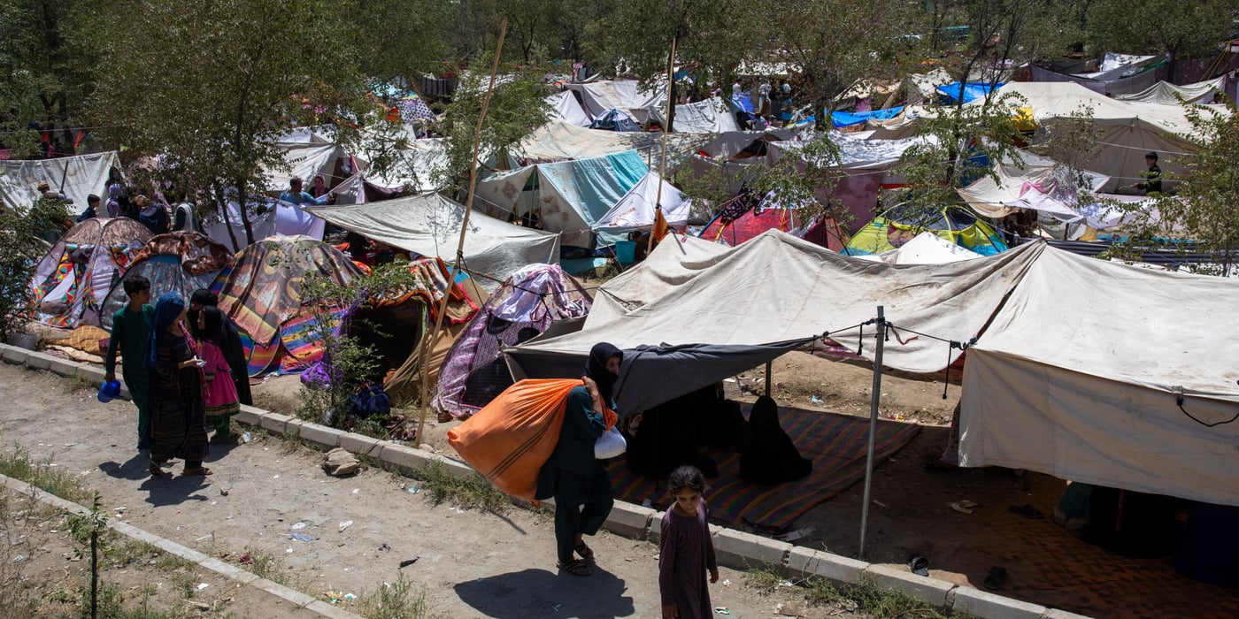 Hundreds of displaced families from Kunduz, Takhar, Badakhshan and Balkh Provinces have arrived in Kabul following an escalation of fighting across the north. Photo: Enayatullah Azad / NRC