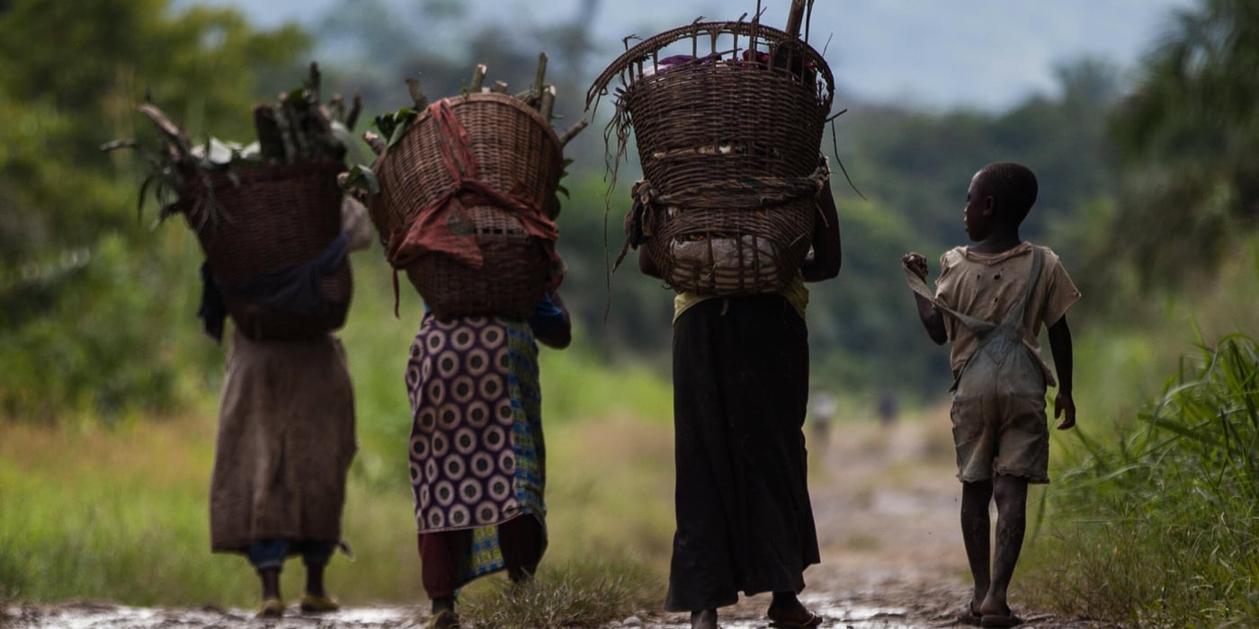 A child accompanies his mother to the field instead of going to school. It is difficult for poor, war-affected families to send their children to school when they can barely manage to provide for their families.
Photo: NRC/Vincent Tremeau