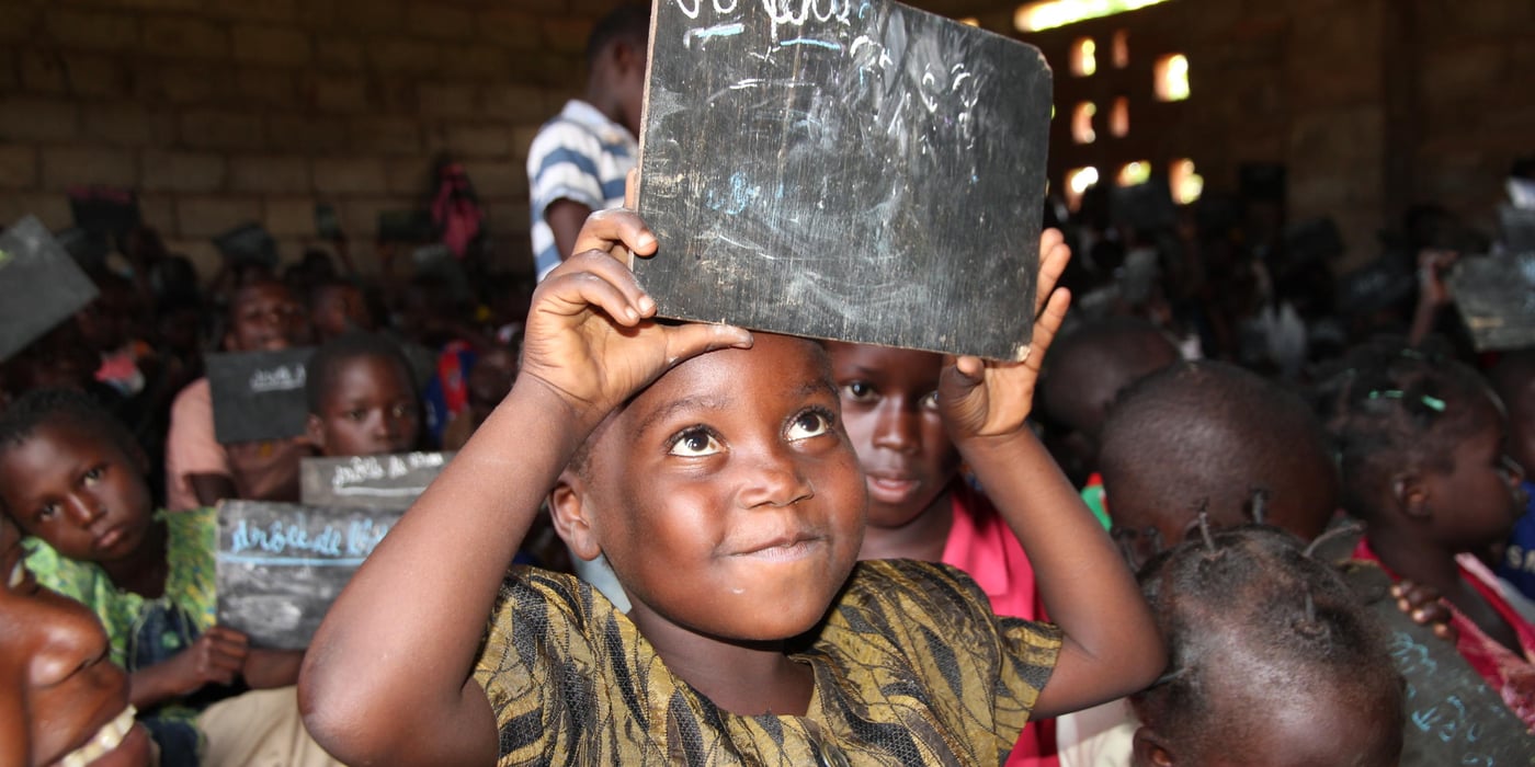 Student at the school in Carnot
Photos NRC / Ingrid Prestetun