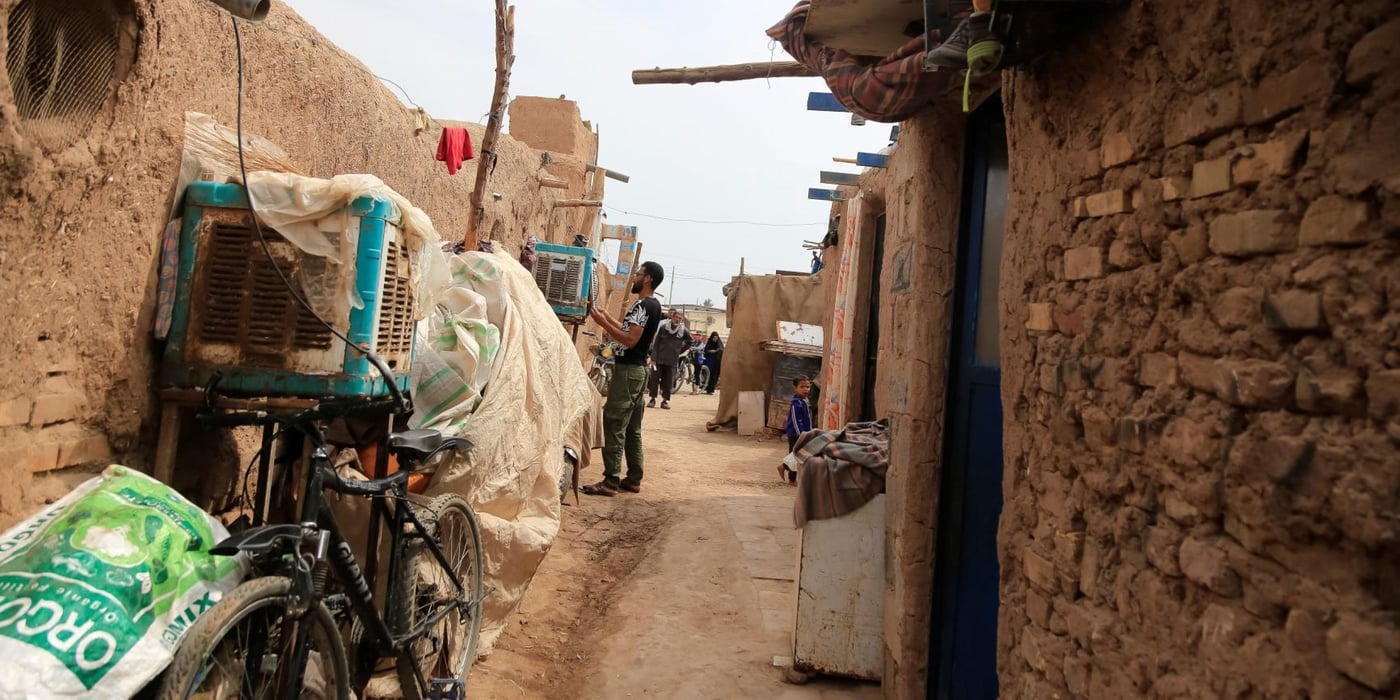 Rafsanjan Settlement is situated about 15 kilometres outside of Kerman city in southern Iran. It hosts 5,500 Afghan refugees, making it the largest refugee settlement in the country. Picture: Hamid Sadeghi/NRC