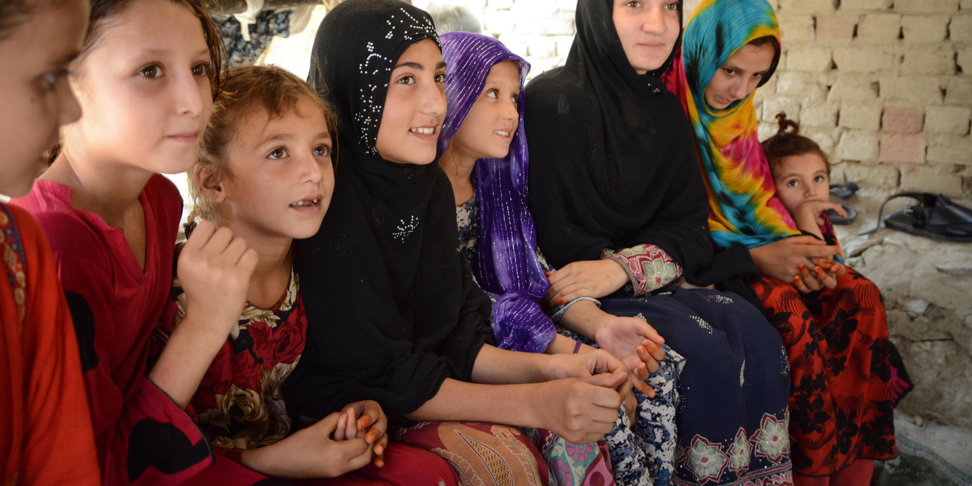 Zaria (number three from the right) has returned from Pakistan to Afghanistan together with her family, seeing no other opportunities. Now they have settled in Nangarhar, but the children are not able to attend school in Afghanistan yet. Photo: Tiril Skarstein, NRC

Quotes:
I want to be educated and become a doctor.
I hope to be able to go to school again.