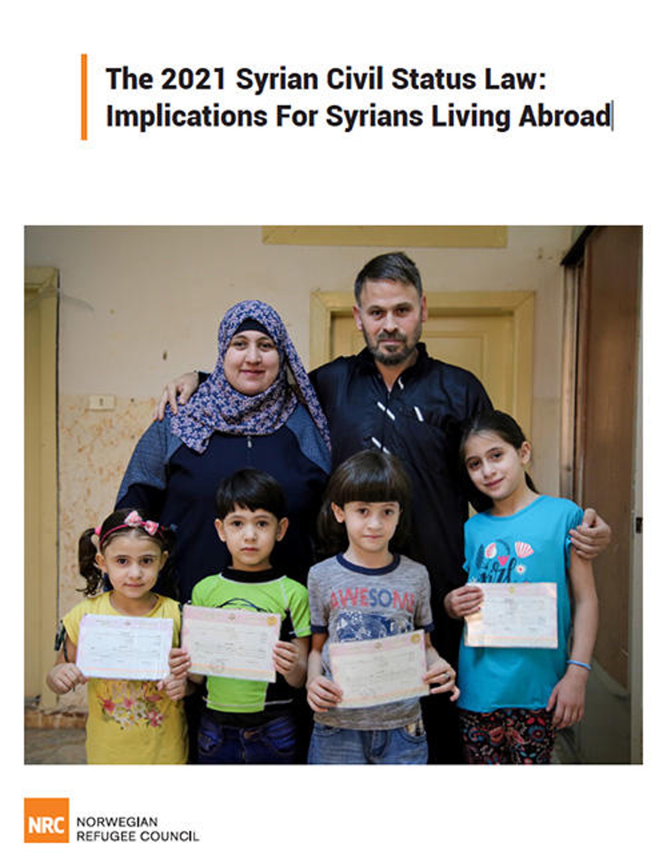 Syrians The 2021 Syrian Civil Status Law: Implications For Syrians Living ...