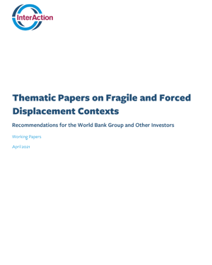Thematic Papers on Fragile and Forced Displacement Contexts