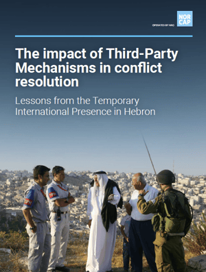 The impact of Third-Party Mechanisms in conflict resolution - Lessons from the Temporary International Presence in Hebron (TIPH)