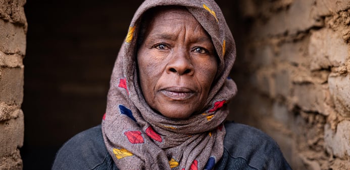 Sudanese woman i Chad.
