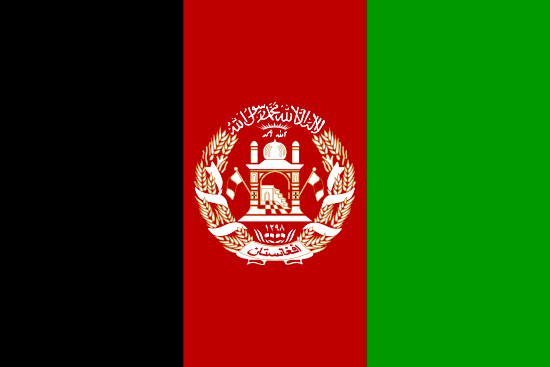 Afghanistan flagg