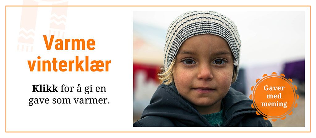 Varme klær: Klikk for å gi en gave som varmer
