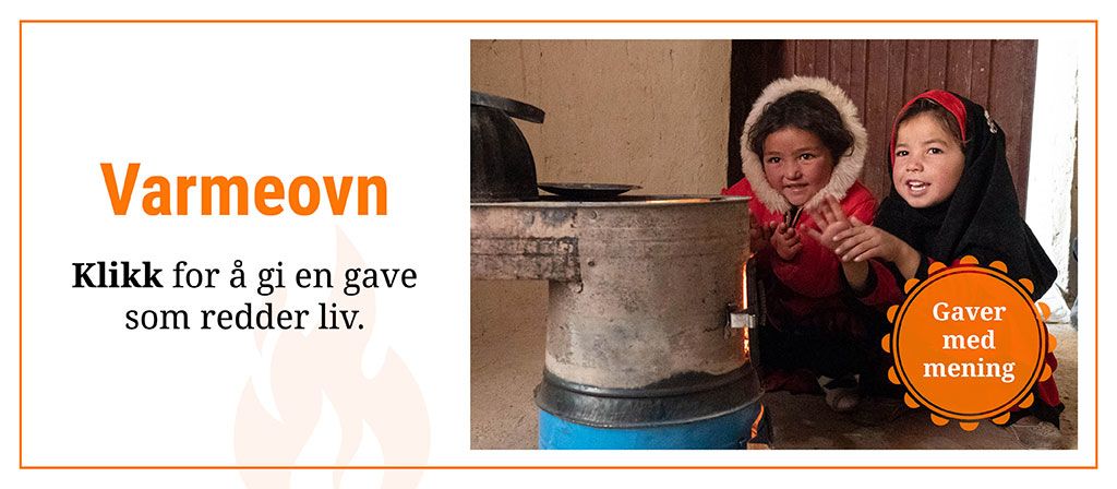 Varmeovn: Klikk for å gi en gave som redder liv