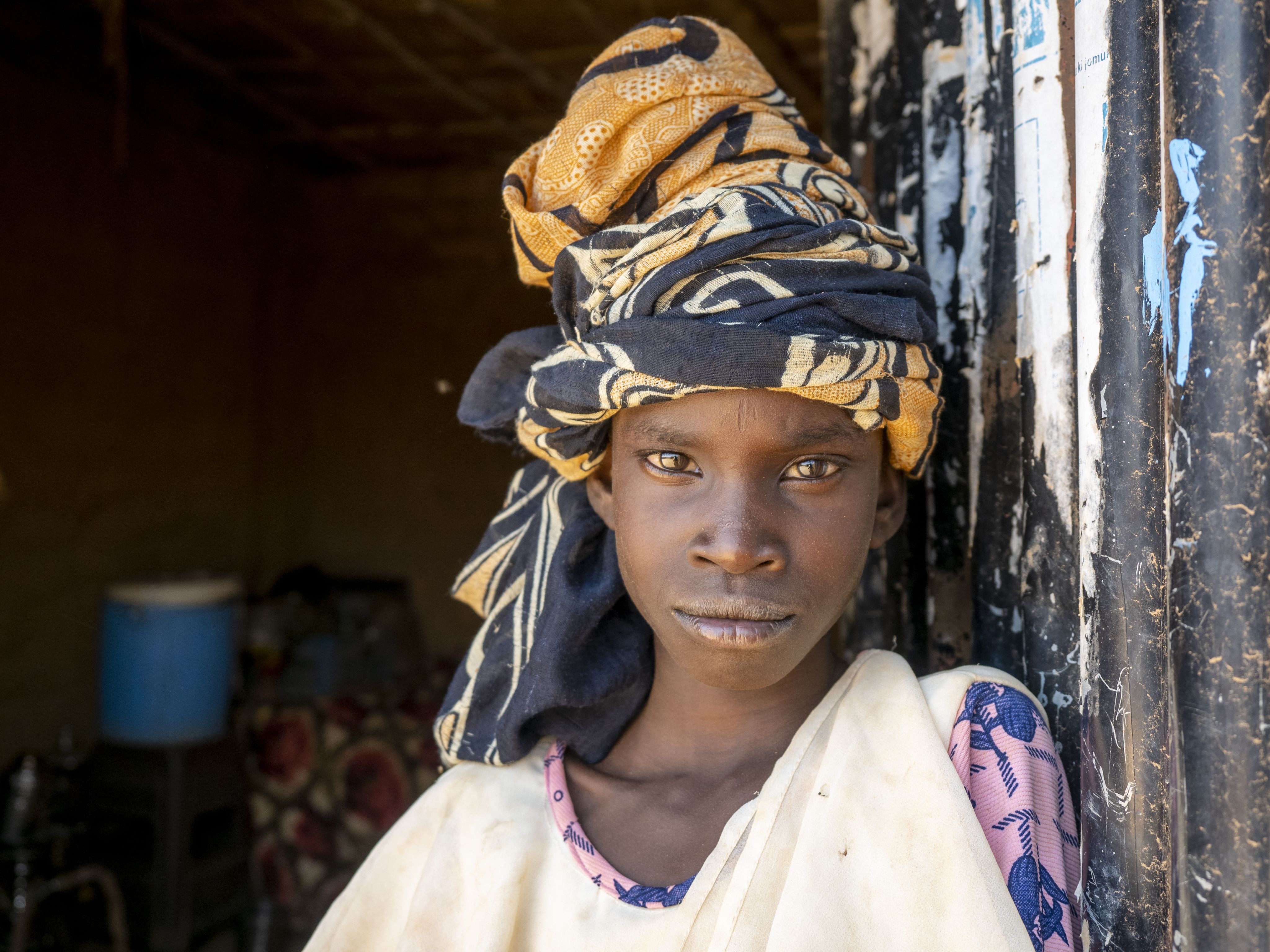 Portrait of a young girl.